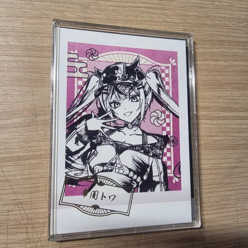 [BUNJANG] Tokoyami Towa Cheki-style Photocard 2-Set / 토코야미 토와 체키풍 포토카드 2종 세트 ( 홀로라이브 )