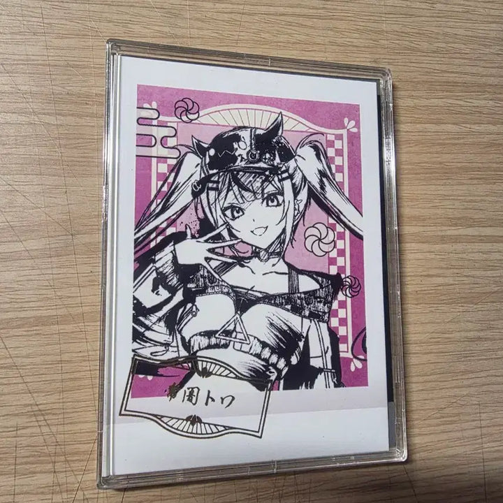 [BUNJANG] Tokoyami Towa Cheki-style Photocard 2-Set / 토코야미 토와 체키풍 포토카드 2종 세트 ( 홀로라이브 )