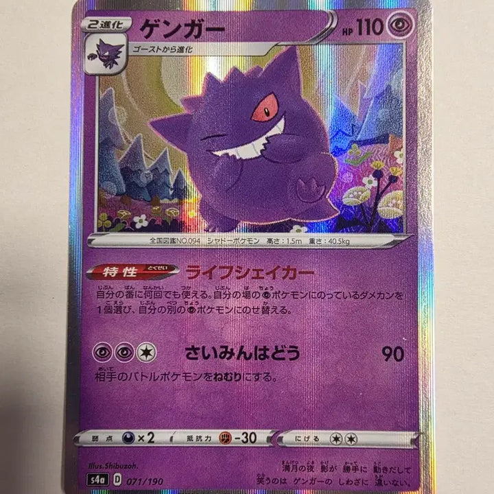[BUNJANG] Pokemon Card Japanese Phantom Holo / 포켓몬카드 일판 팬텀 홀로