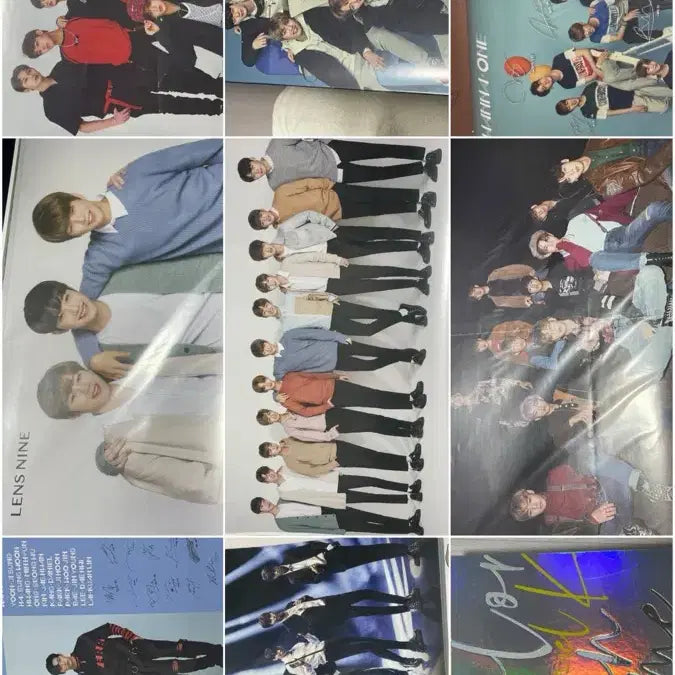 [BUNJANG] Wanna One Bundle Set Posters (Park Jihoon, Kang Daniel) with Album Extras / [일괄] 워너원 포스터 브로마이드 판매 박지훈 강다니엘 앨범 덤