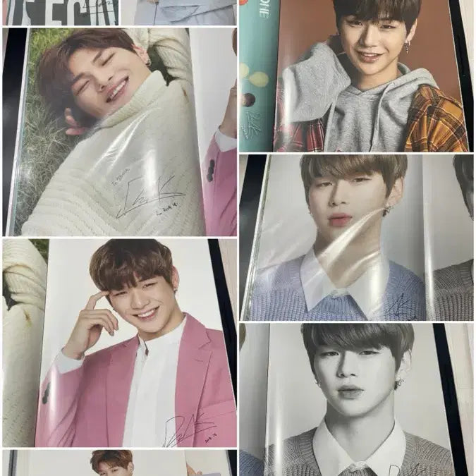 [BUNJANG] Wanna One Bundle Set Posters (Park Jihoon, Kang Daniel) with Album Extras / [일괄] 워너원 포스터 판매 박지훈 강다니엘 앨범 덤