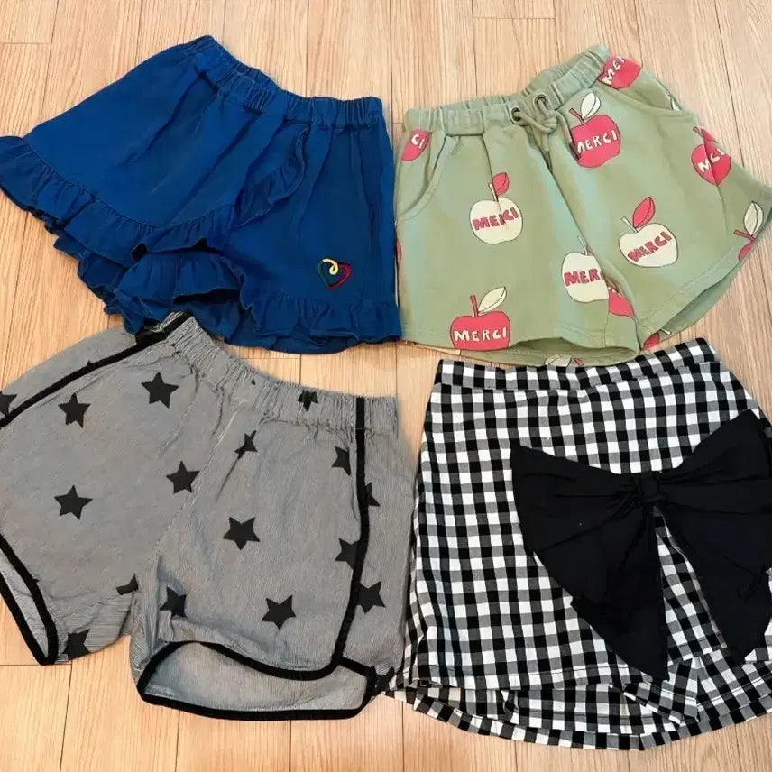 [BUNJANG] Limitemixdudu A Little Ribbed Skirt Shorts / 리미떼두두 에이리틀 여아 130