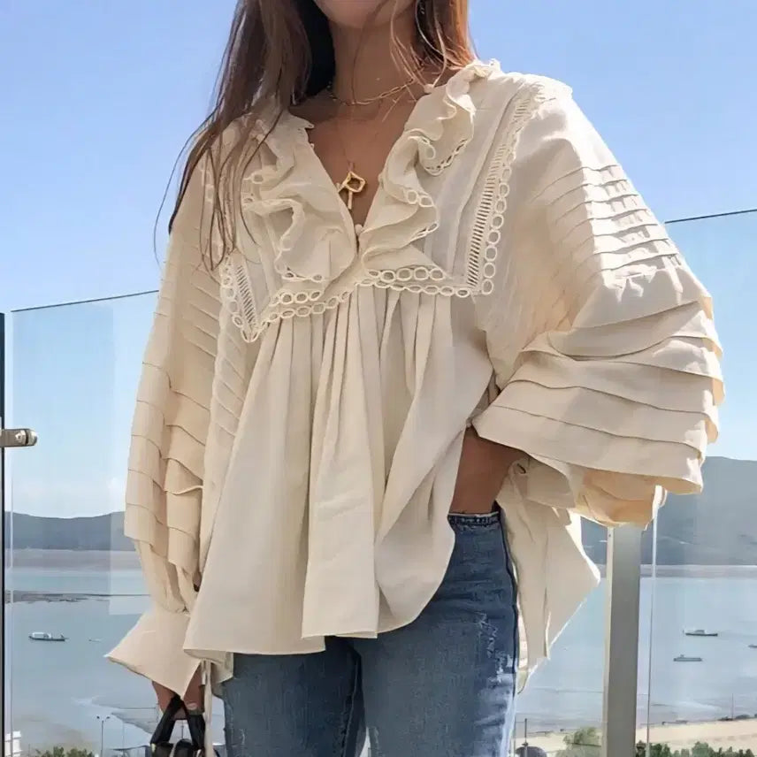 [BUNJANG] 11am Zimmermann Style Blouse / 11am 러블리 블라우스