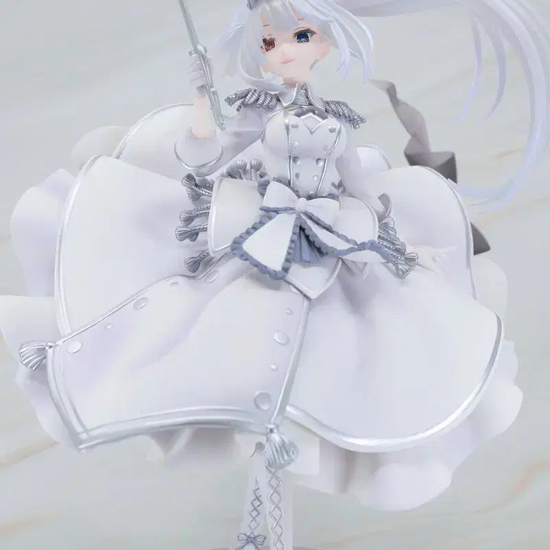 [BUNJANG] Kadokawa Date A Live White Queen Scale Figure with LED Acrylic Case / 카도카와 데이트 어 불릿 하얀 여왕 피규어 + 케이스