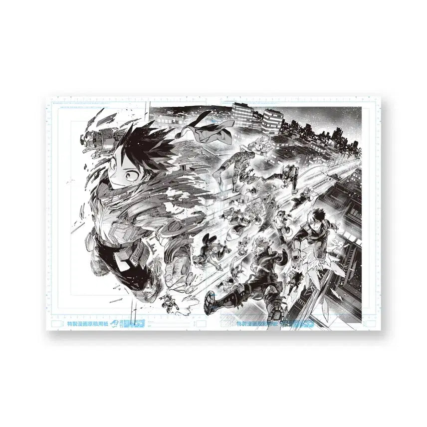 [BUNJANG] My Hero Academia Art Exhibition A-Class Digital Manuscript + Key Visual Poster Set Izuku / 나의히어로아카데미아 원화전 A반 디지털원고+키비주얼 포스터세트 미도리야