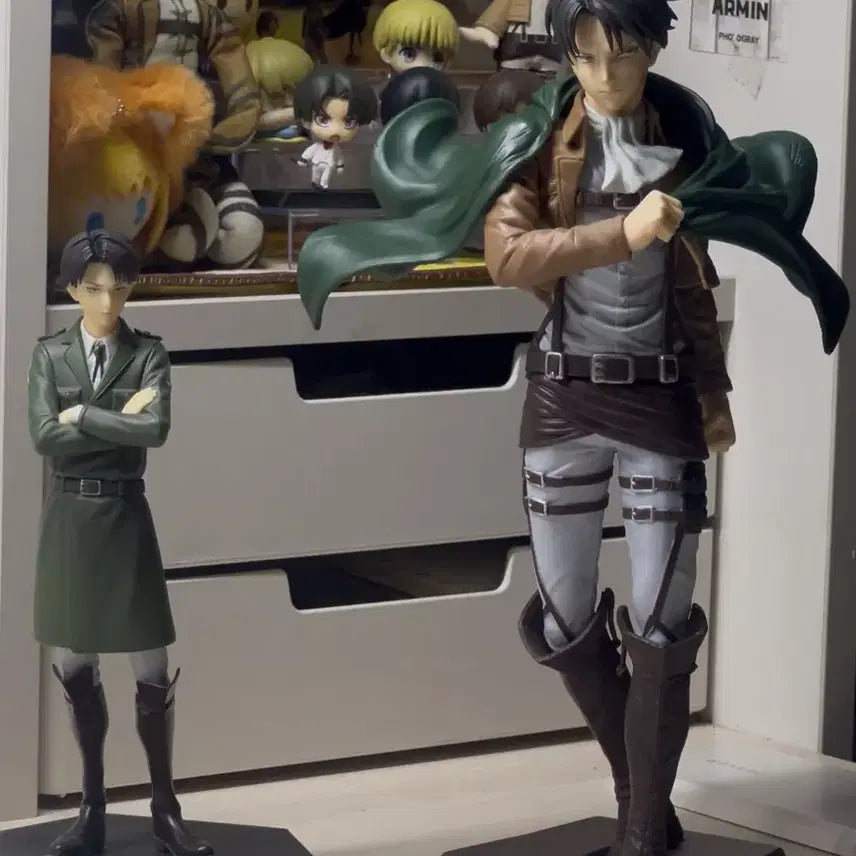 [BUNJANG] Attack on Titan Levi Figure Bundle (Grandista, Pop Up Parade) / 진격의거인 진격거 리바이아커만 피규어 일괄판매(그란디스타,팝업퍼레이드)