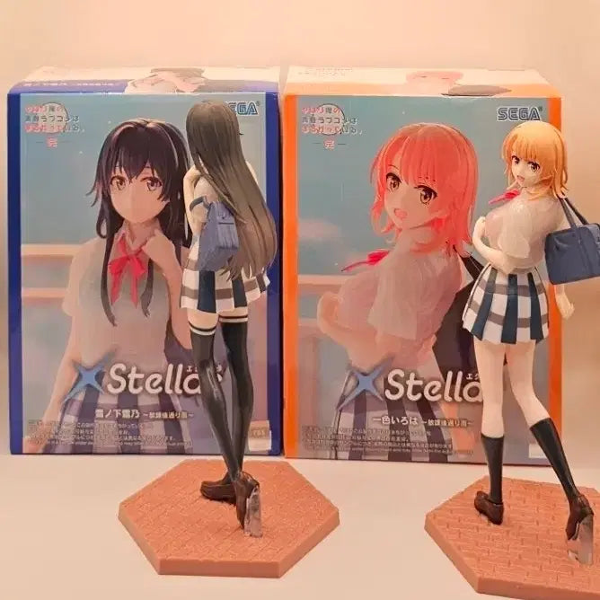 [BUNJANG] Sega XStellar Yahari Ore no Seishun Love Comedy wa Machigatteiru. Yukino Yukinoshita &amp; Iroha Isshiki Figure Set (Bundle) / [미개봉]&