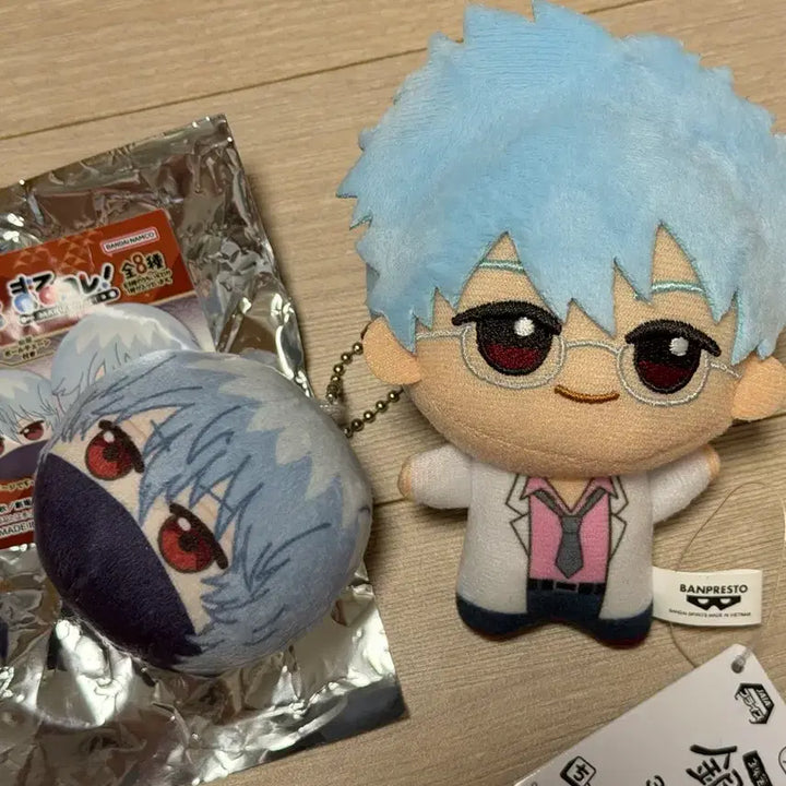 [BUNJANG] Gintama Gintoki Marukore Plush Doll &amp; Gintoki Ginpachi Chibi Plush Doll Bundle / 은혼 긴토키 마루코레 누이 인형 및 긴토키 긴파치 치비누이 인형