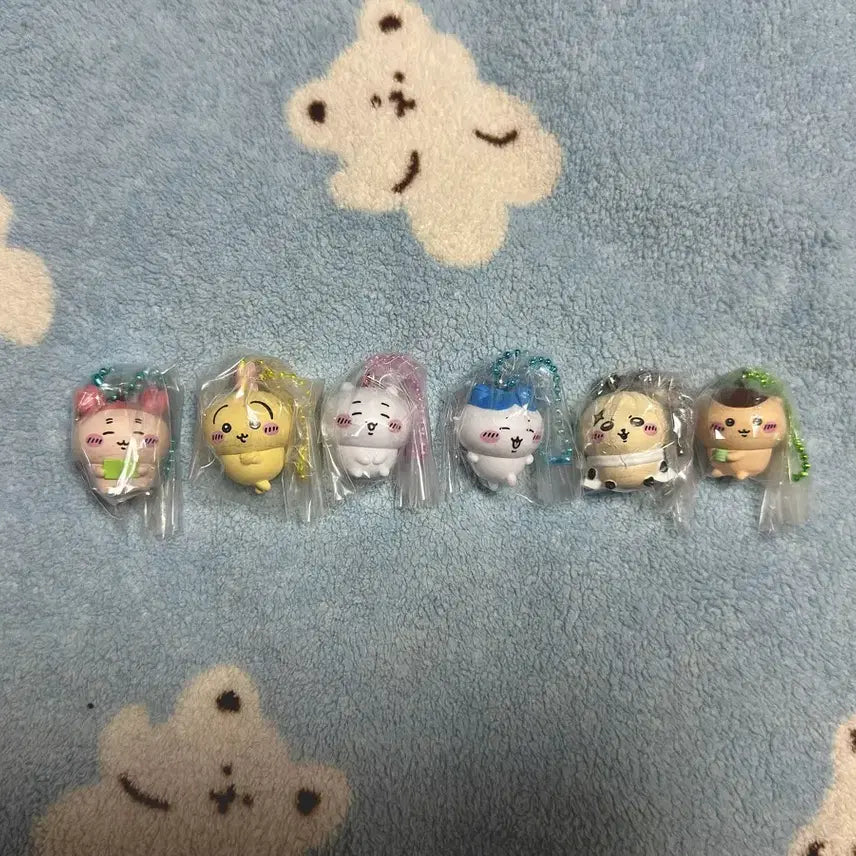 [BUNJANG] Chiikawa Biscuit Mascot Keychain Collection (6 Types) / 치이카와 비스킷 마스코트 키링 6종 모음