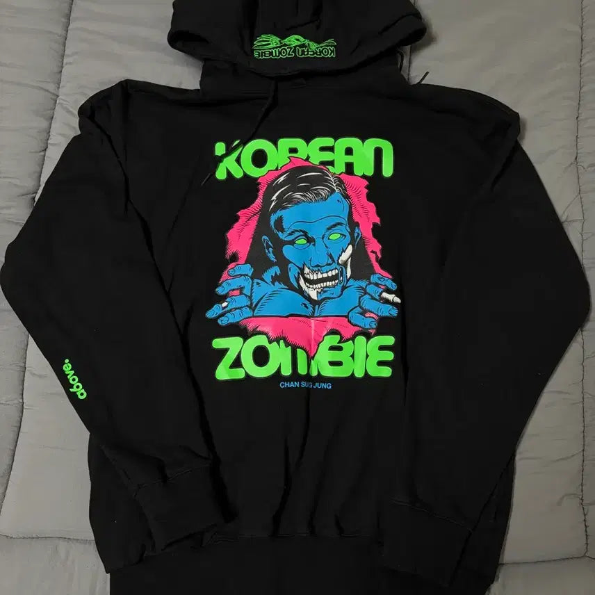 [BUNJANG] Jung Chan Sung Korean Zombie Hoodie L / 정찬성 코리안좀비 굿즈 후드티 L사이즈