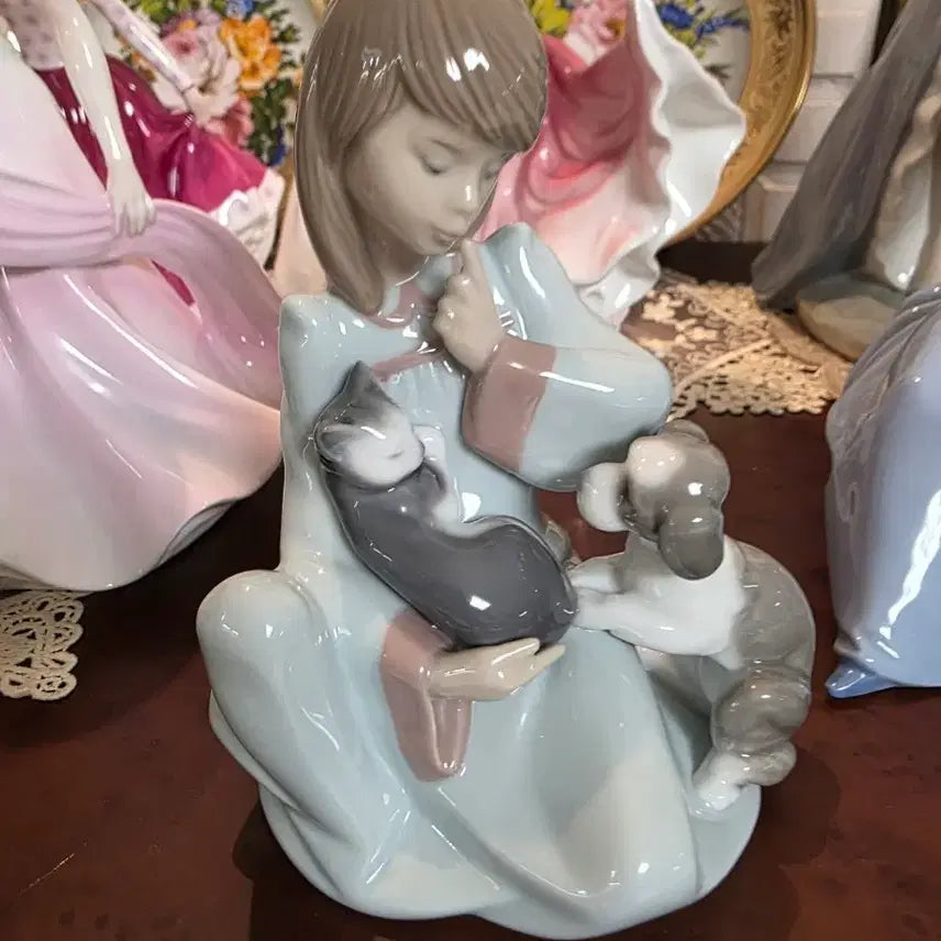 [BUNJANG] Lladró Cat Nap Figurine 