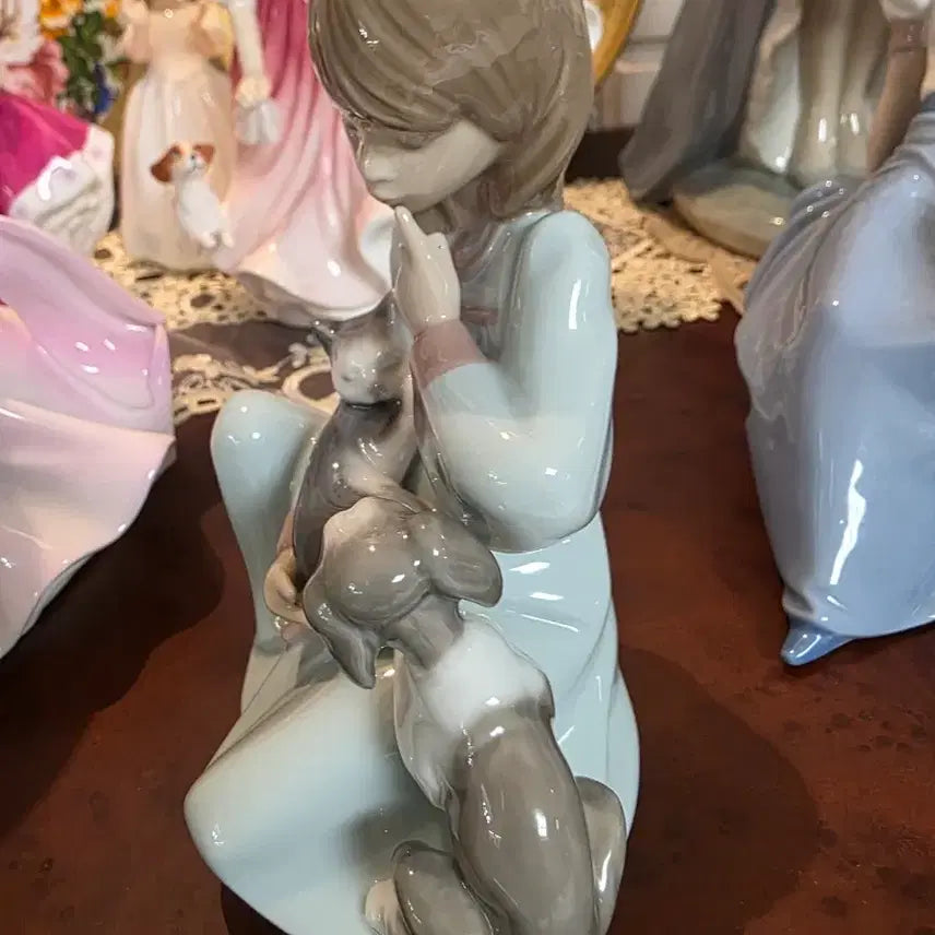 [BUNJANG] Lladró Cat Nap Figurine 