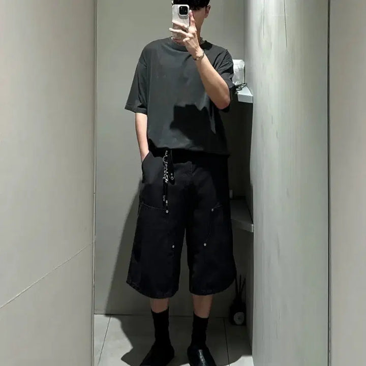 [BUNJANG] INSILENCE Short Sleeve T-Shirt L / 인사일런스 반팔티 L