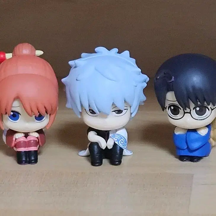 [BUNJANG] Gintama Machiboke Gintoki Kagura Shinpachi Gacha Figure Bundle Set / 은혼 마치보케 긴토키 카구라 신파치 가챠 피규어 일괄