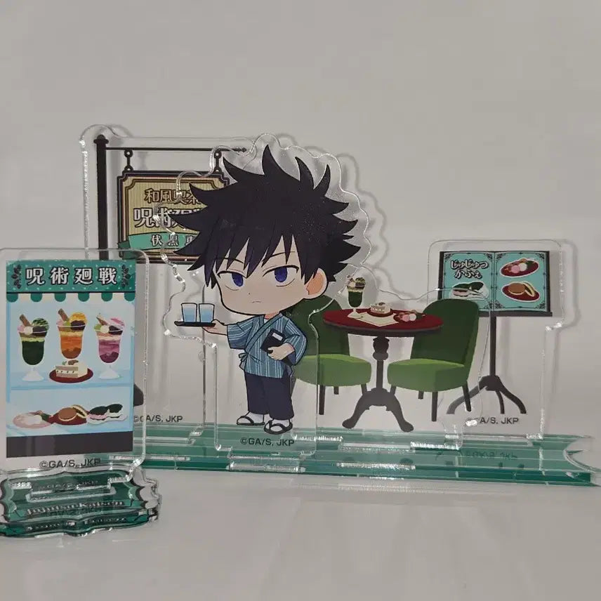[BUNJANG] Jujutsu Kaisen Mini Acrylic Diorama - Japanese Style Tea House ver. - Fushiguro Megumi / 주술회전 미니 아크릴 디오라마 일본풍 찻집 ver. 후시구로 메구미