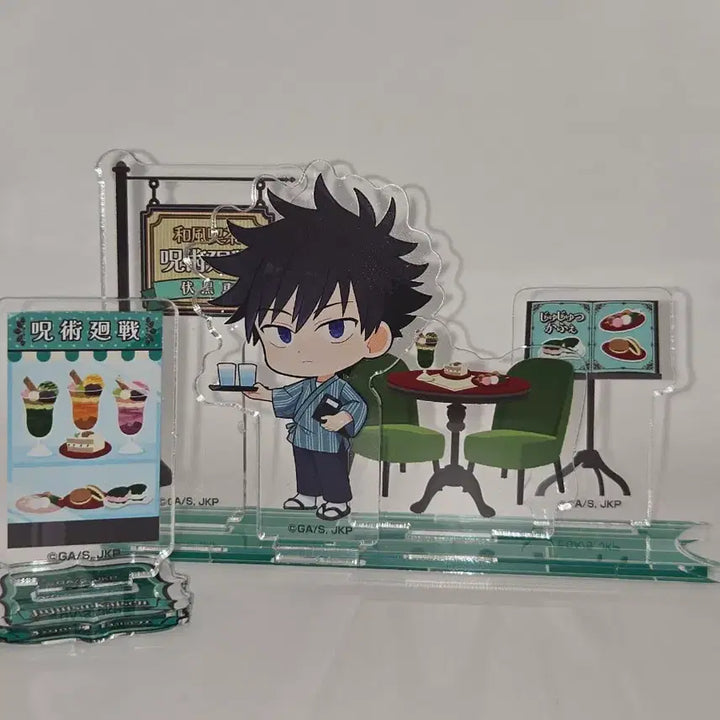 [BUNJANG] Jujutsu Kaisen Mini Acrylic Diorama - Japanese Style Tea House ver. - Fushiguro Megumi / 주술회전 미니 아크릴 디오라마 일본풍 찻집 ver. 후시구로 메구미