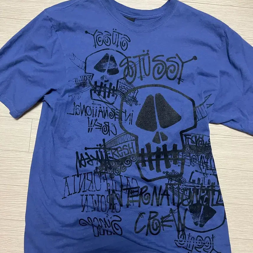 [BUNJANG] Stussy Pigment Dyed Skull T-Shirt / 스투시 피그먼트 다이드 스컬티