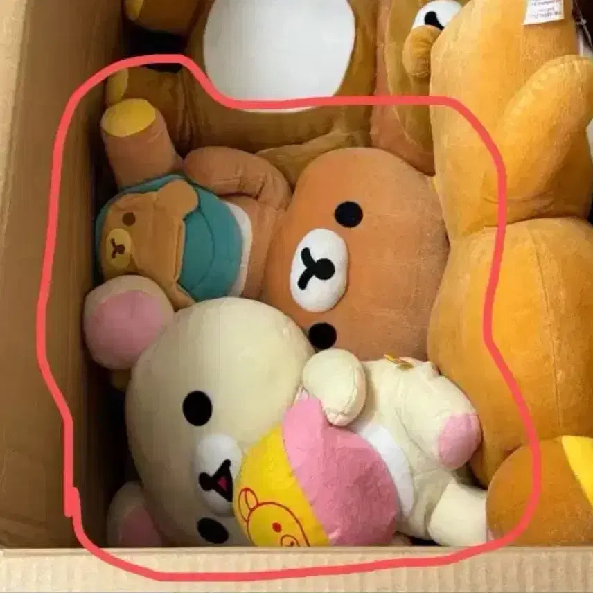[BUNJANG] Rilakkuma Omurice Doll Bundle Set / 고전 리락 코리락 오므라이스 인형 일괄