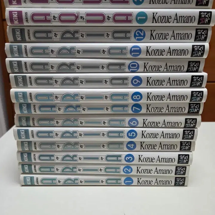 [BUNJANG] Aria Aqua Complete Set (Volumes 1-14) / 아리아 아쿠아 만화책 총 14권 일괄