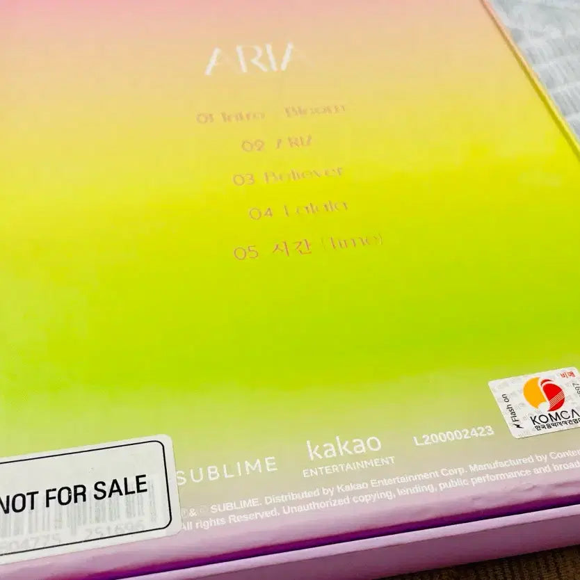 [SOLD OUT] [BUNJANG] GFRIEND Yerin 1st Mini Album ARIA Autographed Album / 여자친구 예린 미니 1집 친필싸인 앨범 비매