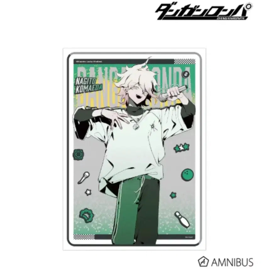 [BUNJANG] Danganronpa Nagito Komaeda Sporty Look A3 Poster / 단간론파 코마에다 나기토 스포티룩 A3 포스터