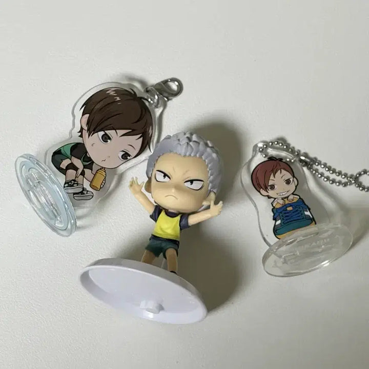 [BUNJANG] Haikyuu!! Datatech High School Futakuchi Kenji &amp; Aone Takanobu Chibi-큥 Character Acrylic Stand / 하이큐 다테공고 후타쿠치 켄지 아오네 치비큥 캬라 피규어 아크릴