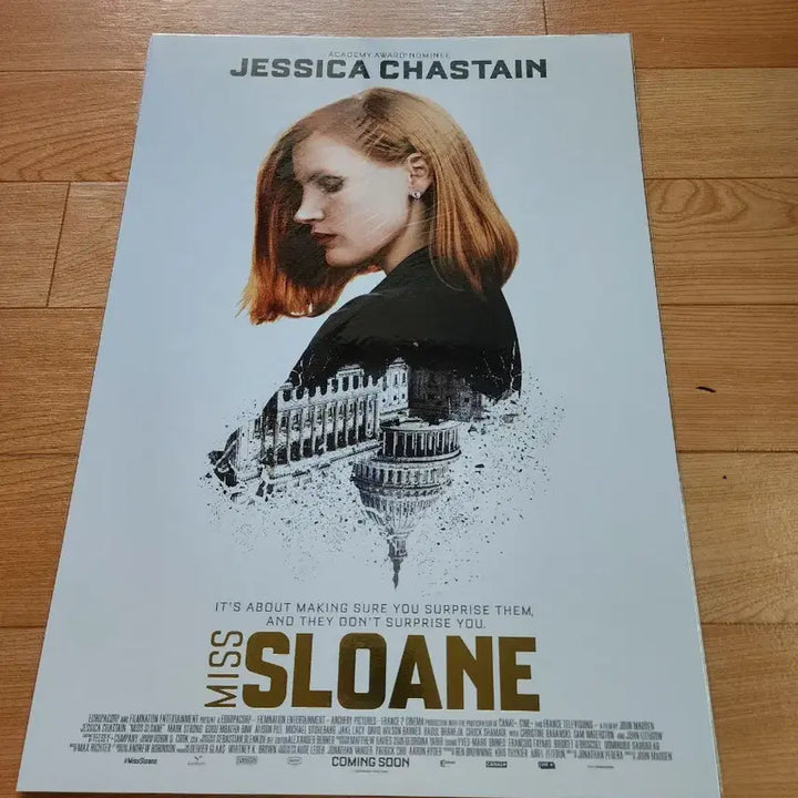 [BUNJANG] Miss Sloane Poster / 미스 슬로운 포스터 판매합니다