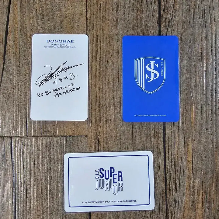 [BUNJANG] Super Junior Donghae Membership Kit Photocard Bundle Set / 3장일괄) 슈퍼주니어 멤버쉽키트 포카 동해세트 판매 양도합니다