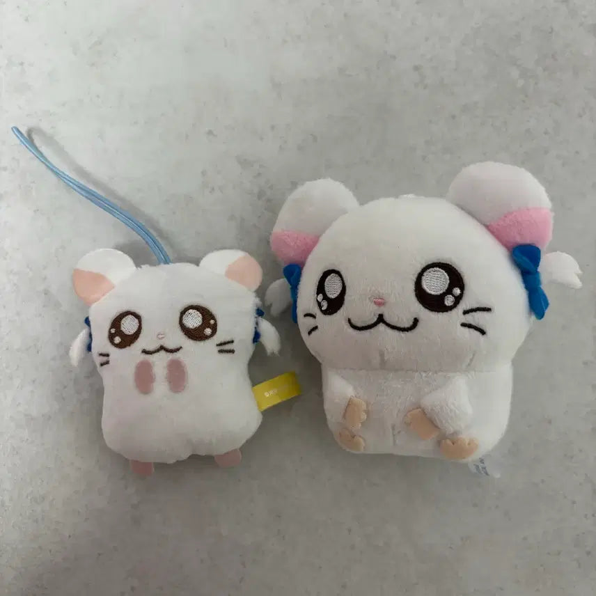 [BUNJANG] Hamtaro Ribon Plush Doll Gacha / 방가방가 햄토리 리본 누이 인형 가챠