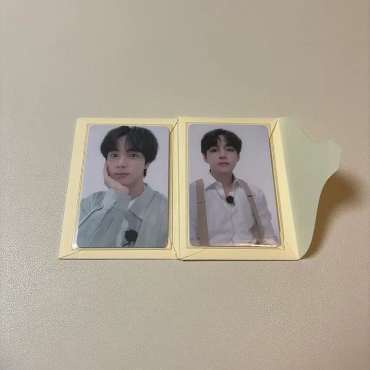[BUNJANG] BTS Bangtan Weverse Lucky Draw Mini Photocard Set - Jin, V / 방탄 bts 하이브 버터 럭드 럭키드로우 미공포 미니 포카 석진 태형