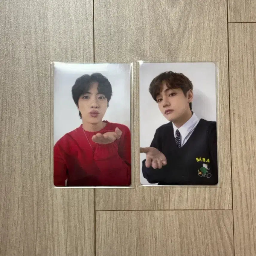 [BUNJANG] BTS Japan FC Membership Renewal Mini Photocard Jin Taehyung / 방탄 bts 일본 jp fc w회원 멤버십 갱신 미니 포카 석진태형