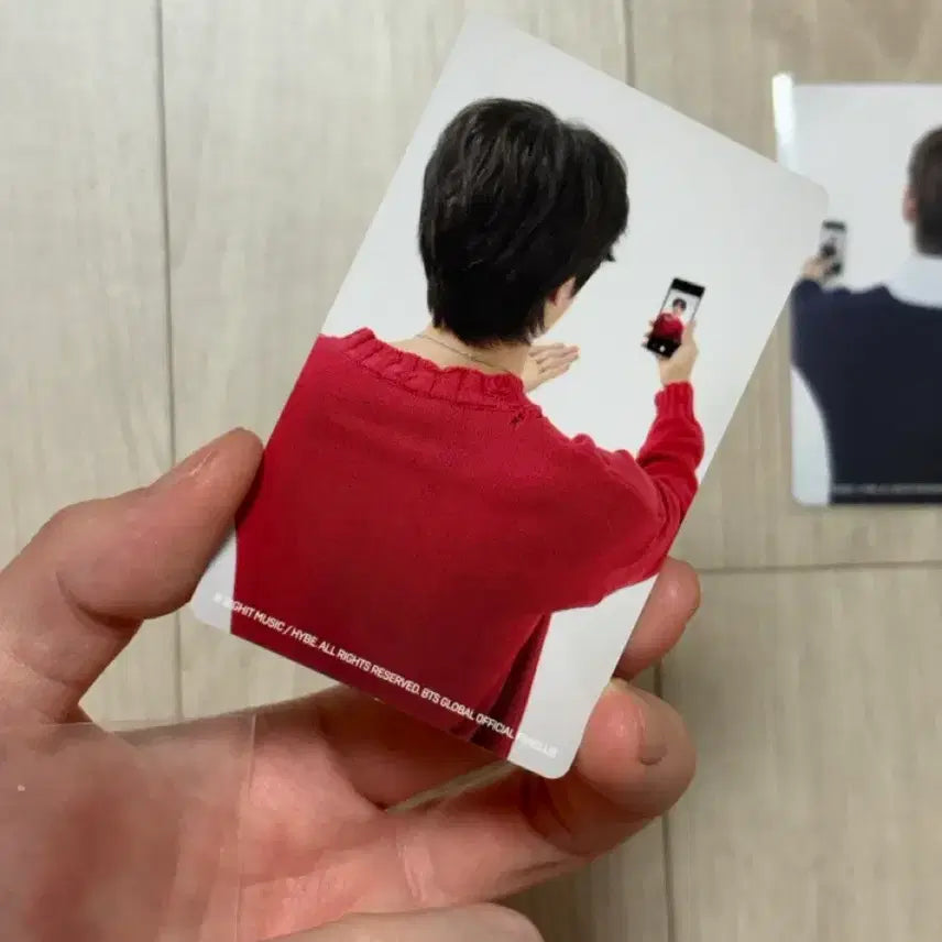 [BUNJANG] BTS Japan FC Membership Renewal Mini Photocard Jin Taehyung / 방탄 bts 일본 jp fc w회원 멤버십 갱신 미니 포카 석진태형
