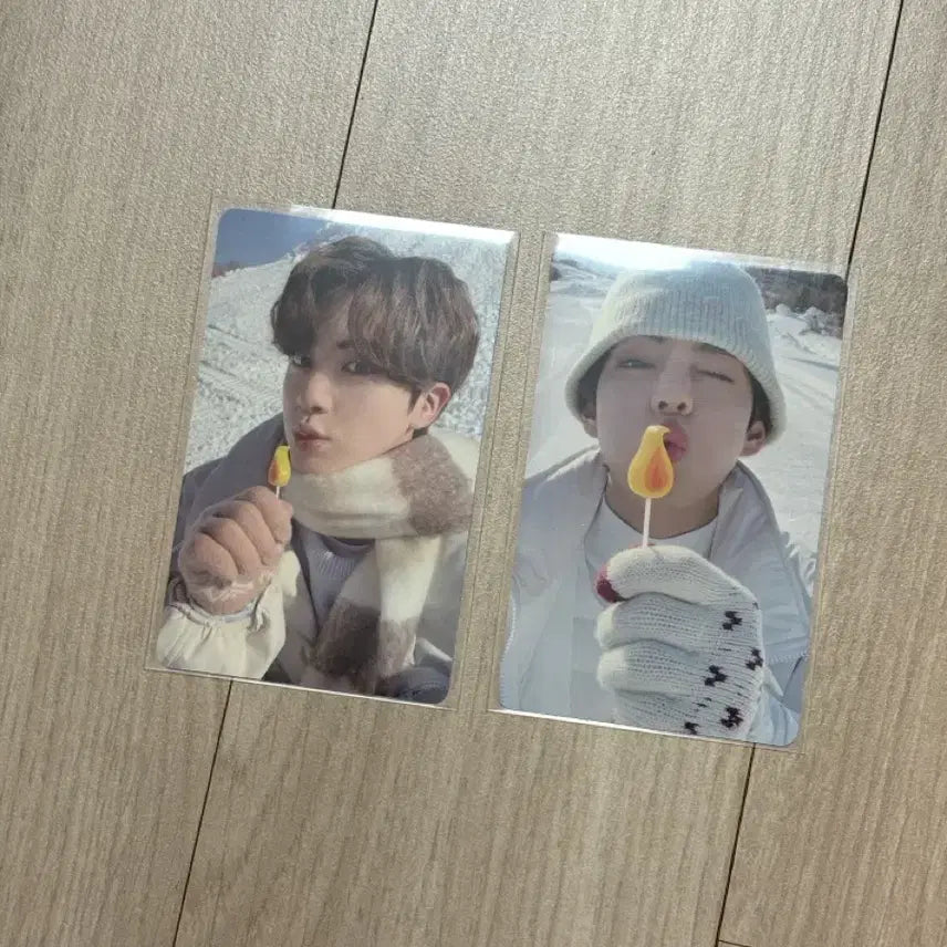 [BUNJANG] BTS Jin V Winter Package Photocard Set / 방탄 bts 윈터패키지 미니 포카 석진 태형