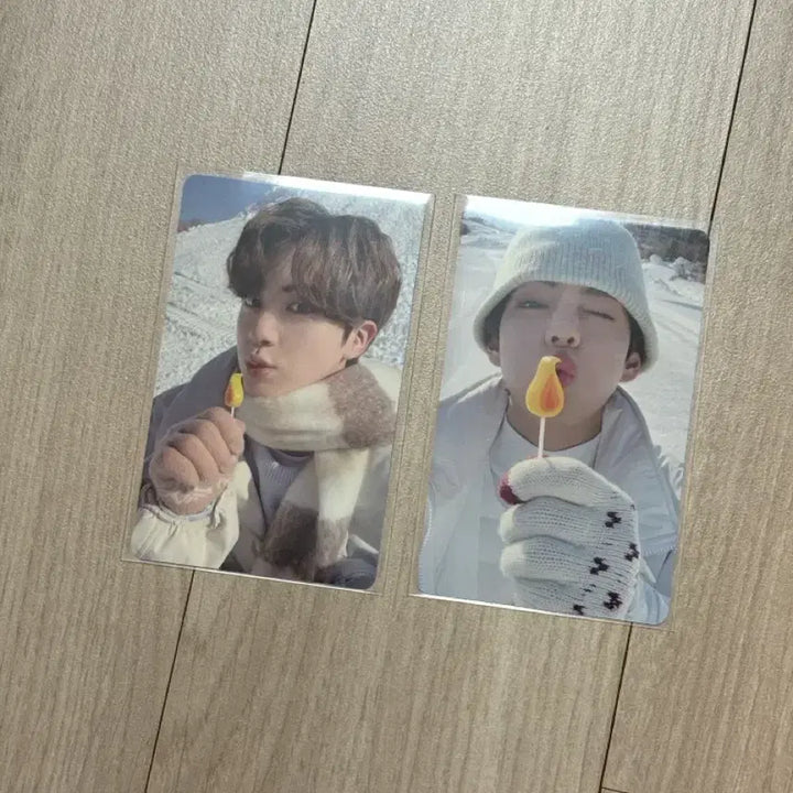 [BUNJANG] BTS Jin V Winter Package Photocard Set / 방탄 bts 윈터패키지 미니 포카 석진 태형