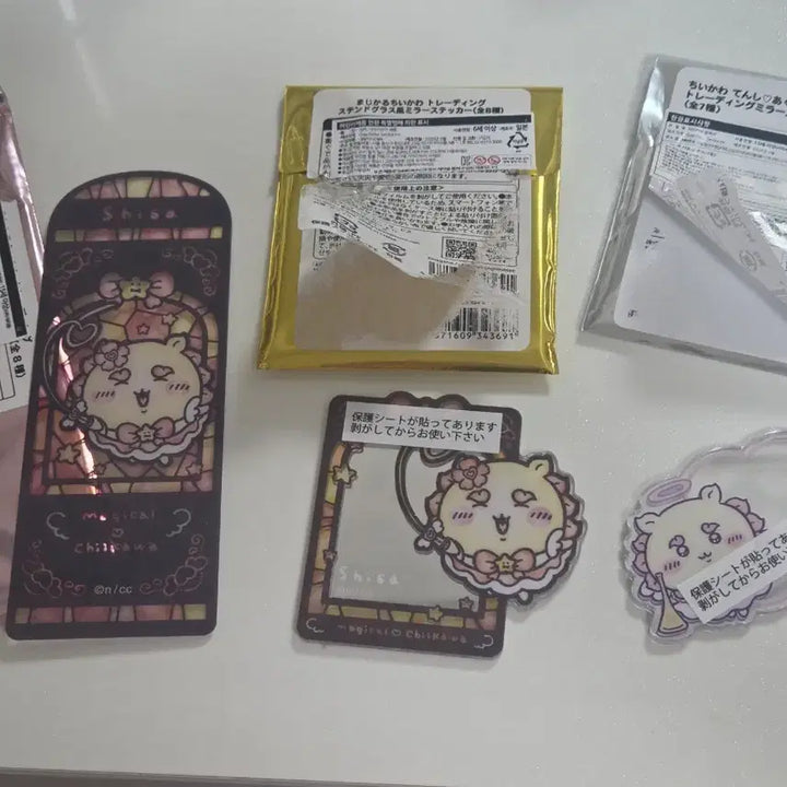 [BUNJANG] Magical Chiikawa Bookmark Mirror Angel Demon Set / 매지컬 치이카와 시사 책갈피 미러 천사악마
