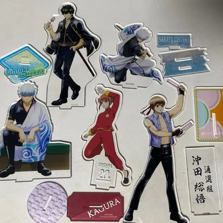 [BUNJANG] Gintama Acrylic Stand Bundle Set / 급전) 은혼 아크릴 스탠드 일괄