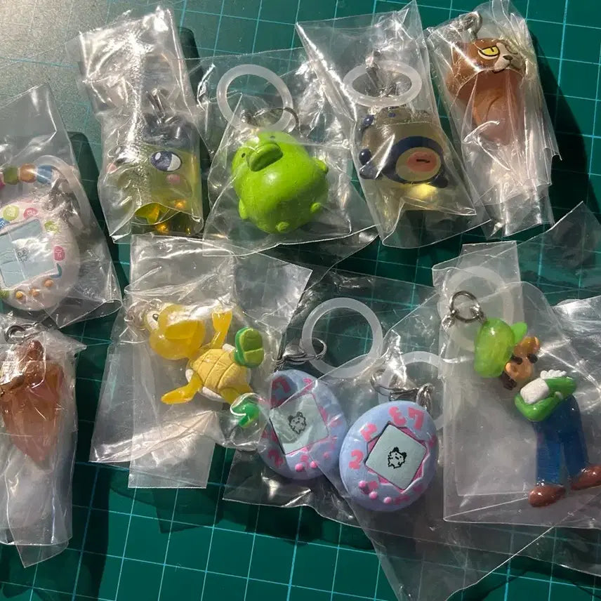 [BUNJANG] Mejilushi Tamagotchi Set / 메지루시 다마고치 주댕치 오야지치 마메치 나메코 마리오 일괄