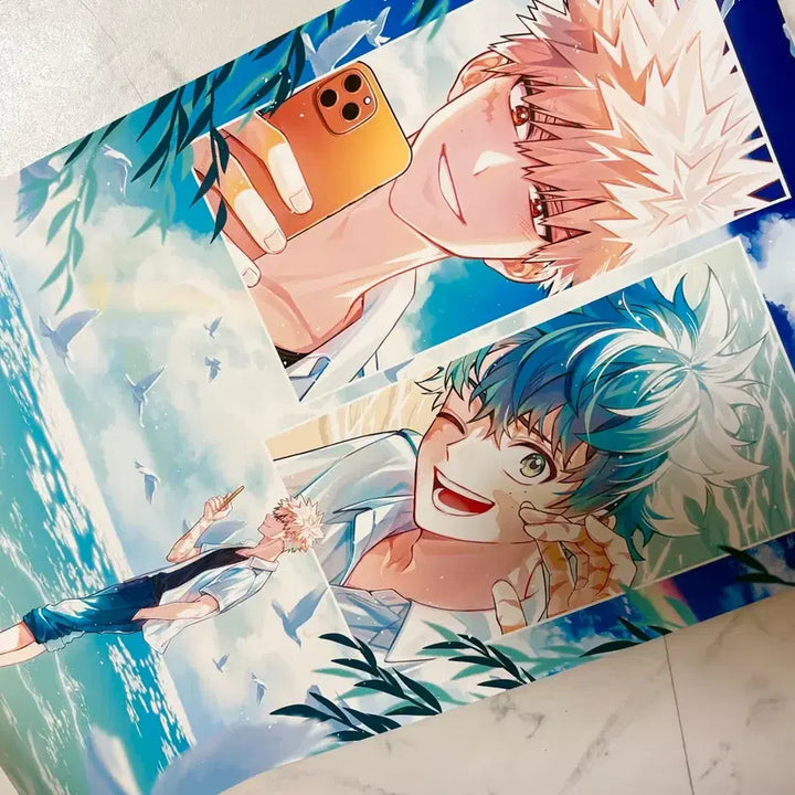 [BUNJANG] My Hero Academia Bakugo Midoriya Poster / 히로아카 나히아 캇데쿠 배포전 바쿠고 미도리야 포스터