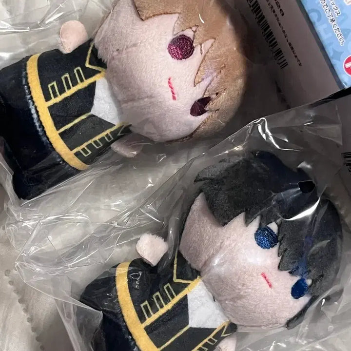 [BUNJANG] Gintama Okita Sougo &amp; Hijikata Toushiro Mochi-Mascot Plush Set (Sealed, Bundle) / 미개봉, 일괄) 은혼 소고 히지카타 모찌마스 터치