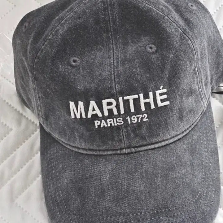 [BUNJANG] Marithe Francois Girbaud Denim Washing Logo Ball Cap Black / 마리떼 데님 모자
