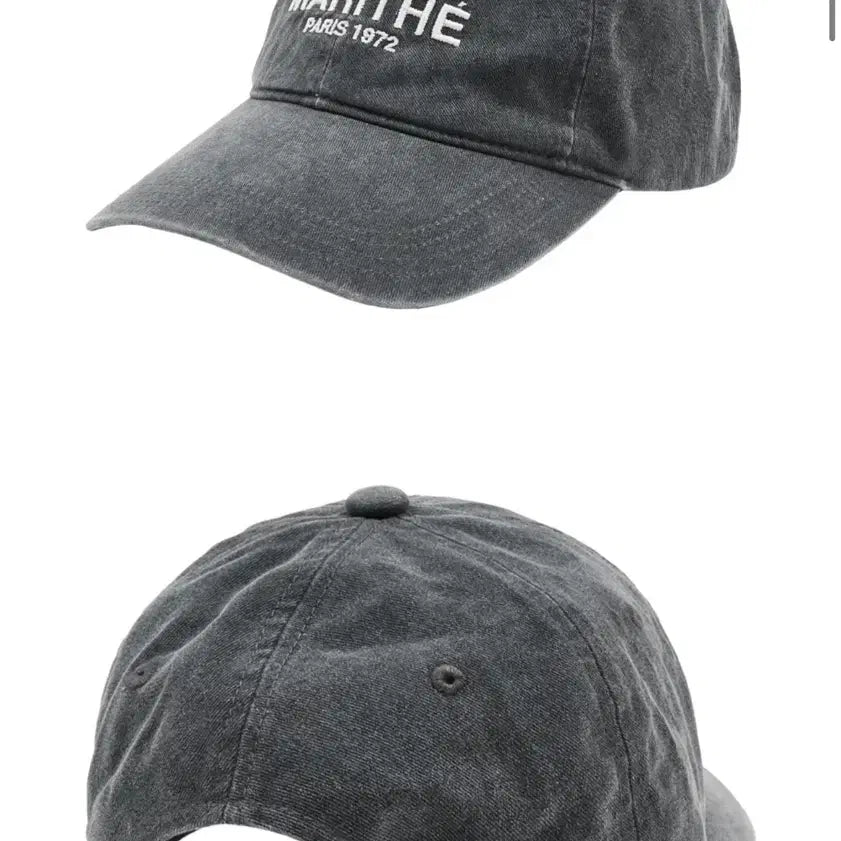 [BUNJANG] Marithe Francois Girbaud Denim Washing Logo Ball Cap Black / 마리떼 데님 모자