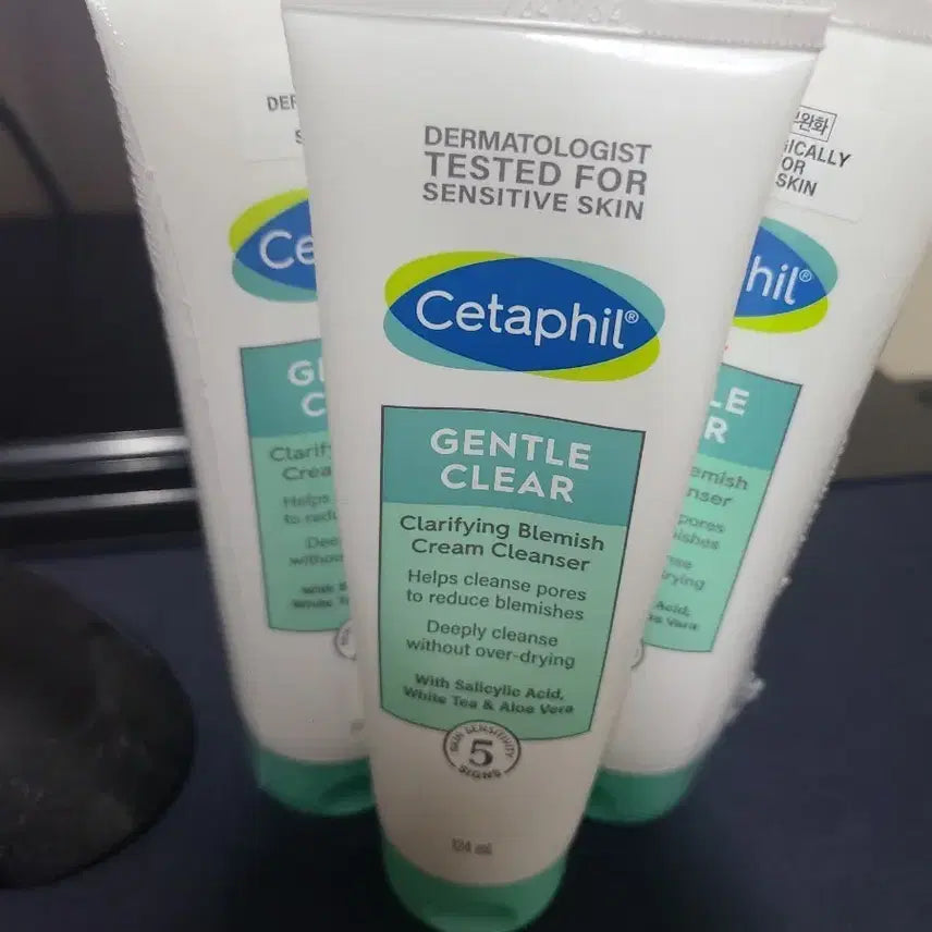 [BUNJANG] Cetaphil Gentle Clear Gentle Cleanser 124ml (3-Pack) / 세타필 젠클 클리어 약산성 클렌저 124ml 3개