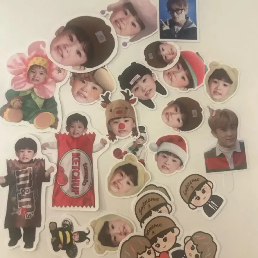 [BUNJANG] Mark Piece Sticker, Proof Photo Sticker / 마크 증사 조각스티커 비공굿 스티커
