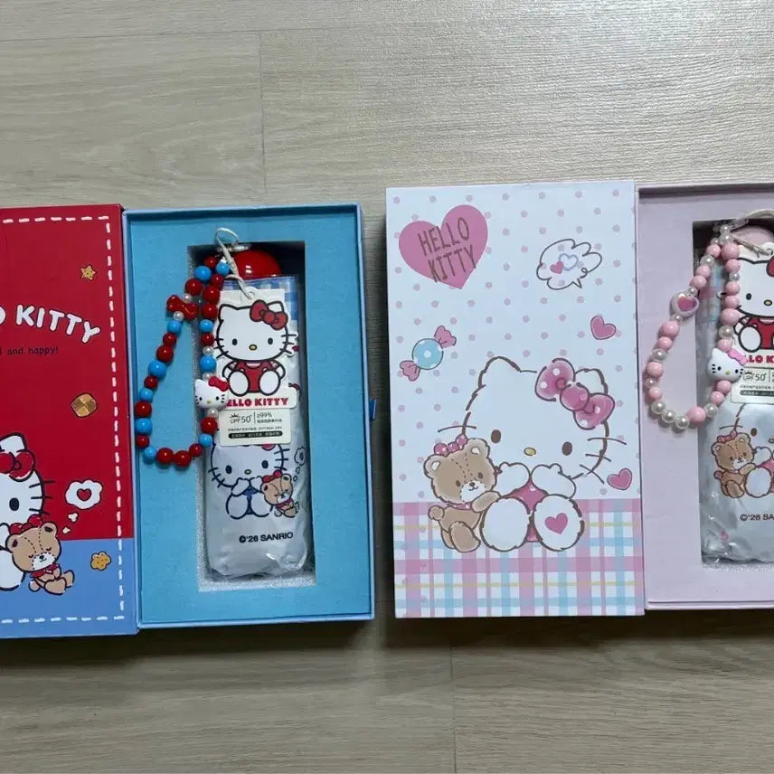 [BUNJANG] Sanrio Hello Kitty Portable Folding Umbrella Parasol UPF 50+ / 산리오 헬로키티 휴대용 접이식 UPF 50+ 우산 양산 우양산  새상품