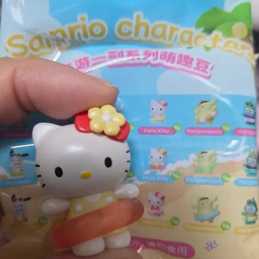 [BUNJANG] Sanrio Hello Kitty "Swimming Time" Random Figure / 산리오 헬로키티 수영시간 랜덤