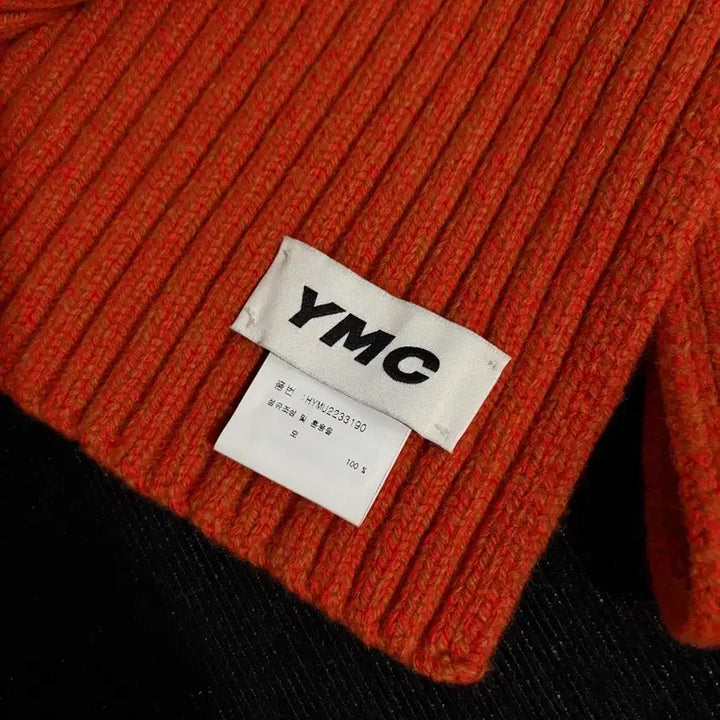 [BUNJANG] YMC Knit Scarf Orange / YMC 니트 스카프 오렌지