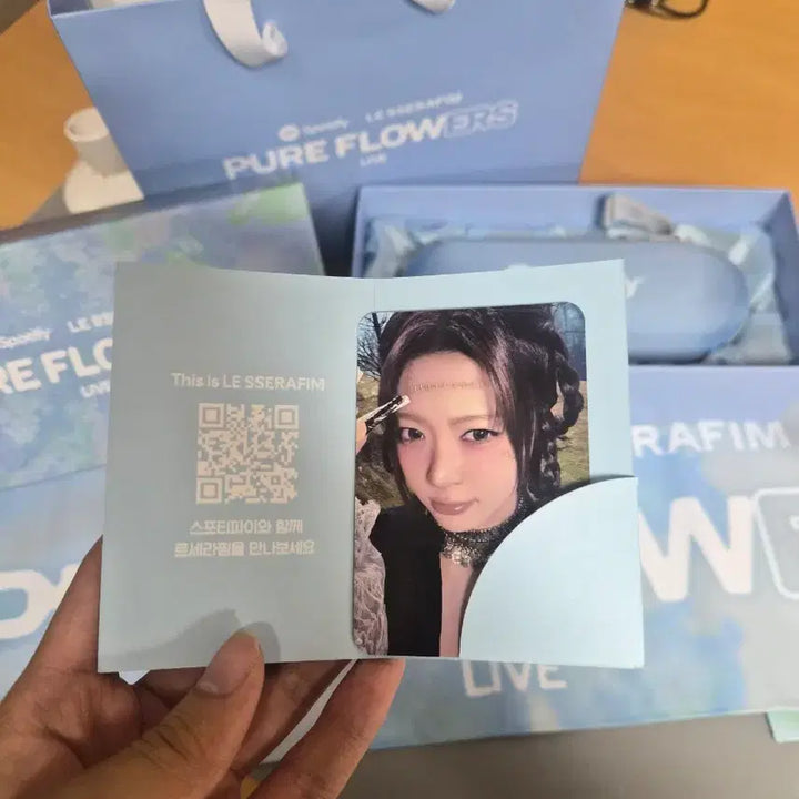 [BUNJANG] LE SSERAFIM Eunchae Spotify Pureflow Special Gift Set / 르세라핌 스포티파이 PUREFLOW 역조공 홍은채 세트