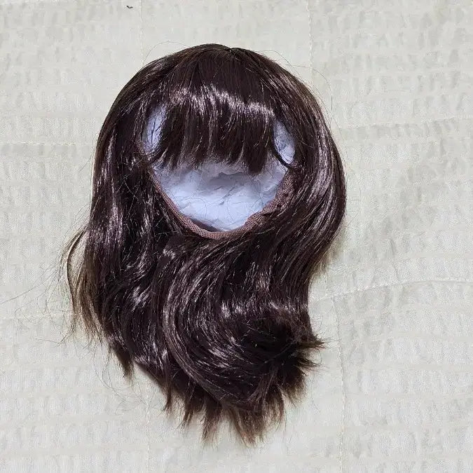 [BUNJANG] 8-9 inch Brown Mohair Wig for Ball-Jointed Dolls / 구체관절인형 8-9인치 브라운 모가발