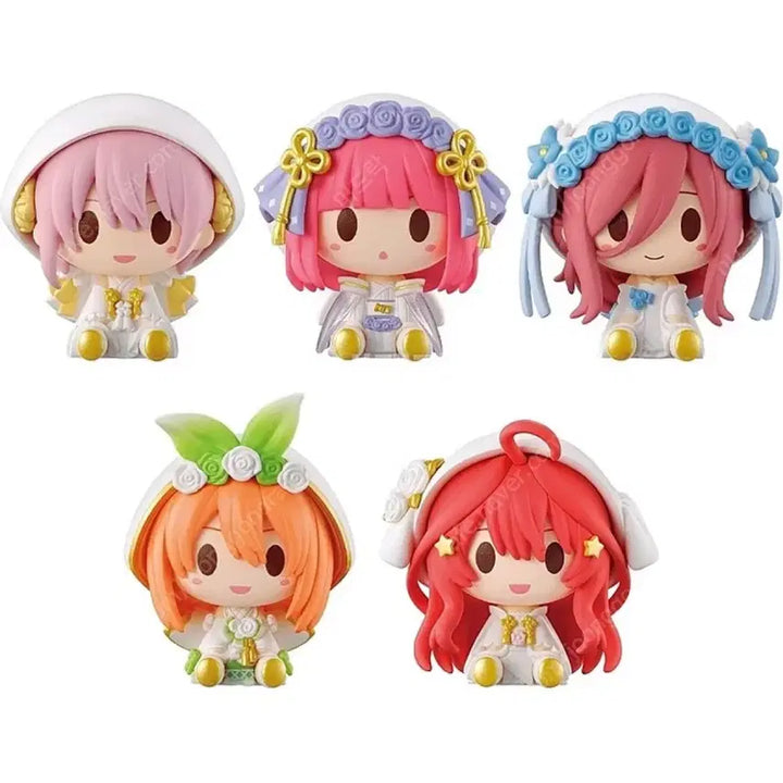 [BUNJANG] Ichiban Kuji The Quintessential Quintuplets "Happy Knot" Chokonokko Figure Set / 5등분의 신부 제일복권 이치방쿠지 행복의 매듭 초코노코 피규어 세트