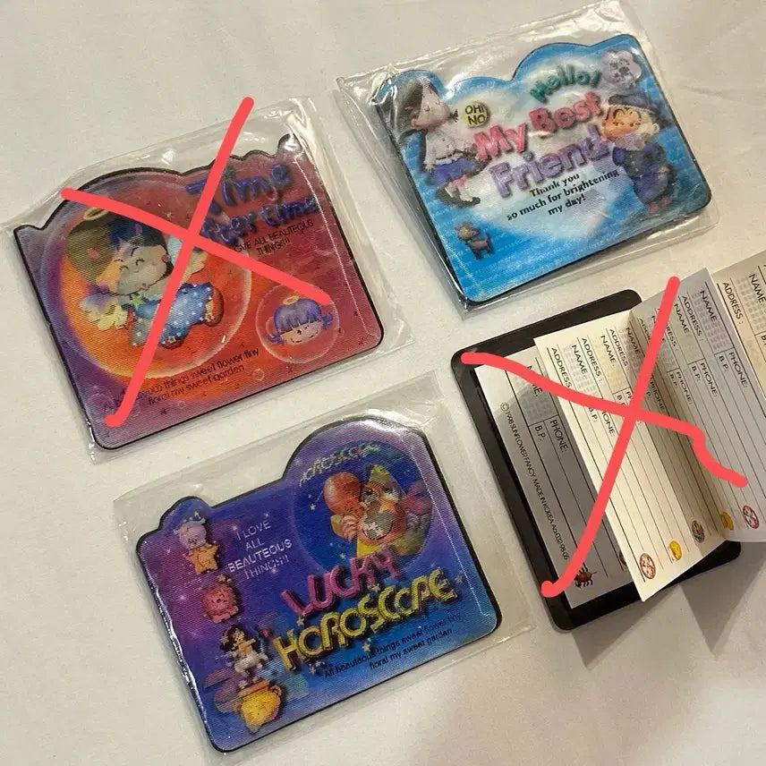 [BUNJANG] Vintage Hologram Magnetic Phone Number Directory / 고전문구 홀로그램 자석 전화번호부